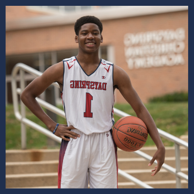 Christian High School Male Basketball Player